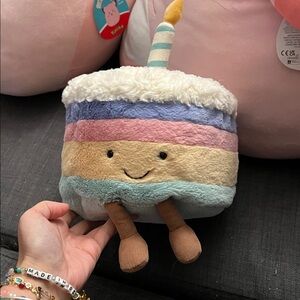 Jellycat Rainbow Birthday Cake Jellycat Amuseables LARGE